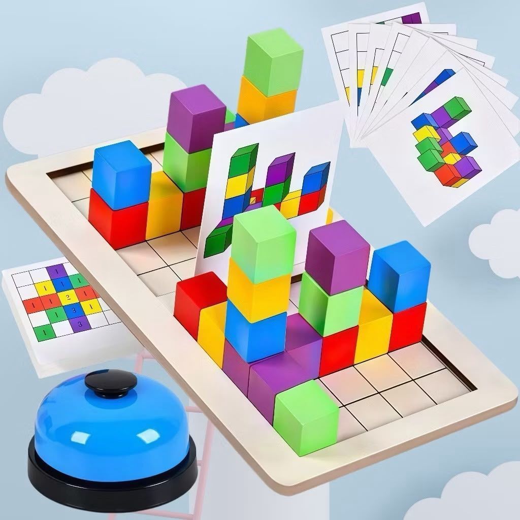 {PK} Mainan Edukasi Anak Susun Balok / Mainan Balok Puzzle 3D Edukasi Game Block Battle Puzzle Battl