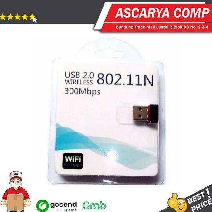 Wizqi- Usb Wifi Receiver 300Mbps / Wifi Receiver 300Mbps / Penangkap Wifi