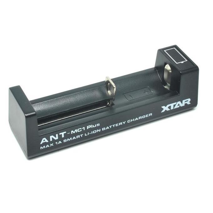 XTAR ANT-MC1 PLUS PORTABLE MICRO USB BATTERY CHARGER 1 SLOT FOR LI-ION FAS08