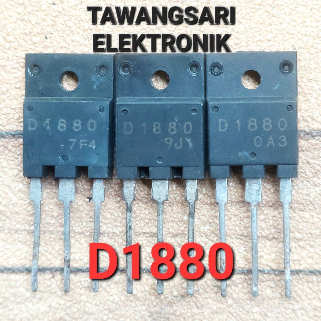 TRANSISTOR D1880 CABUTAN TR D1880 ORIGINAL TR 1880 NORMAL