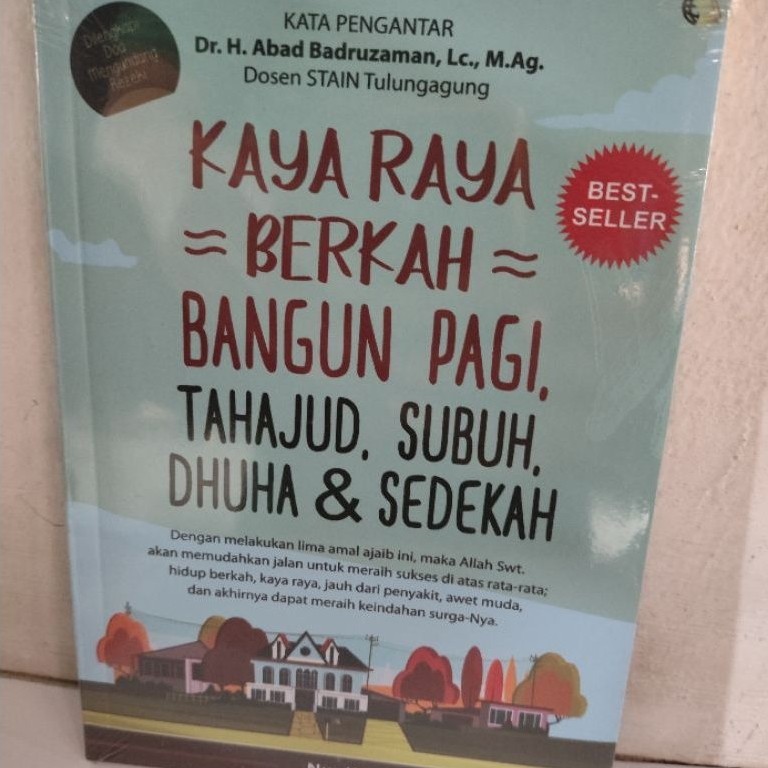 BUKU KAYA RAYA BERKAH BANGUN PAGI TAHAJUD SUBUH DHUHA SEDEKAH