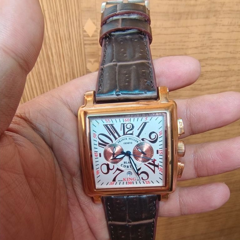 Jam Tangan Pria Frank Muller King Black Cortez