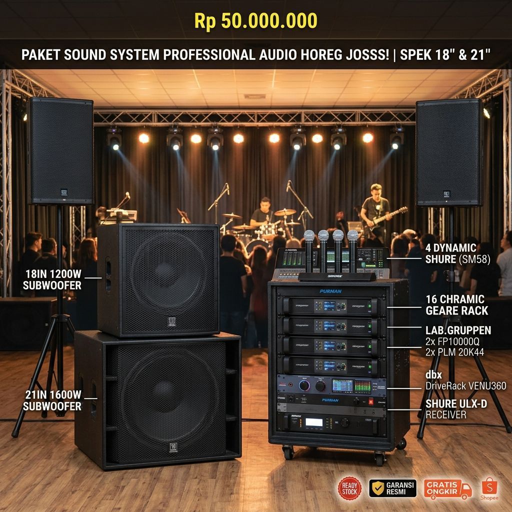 PAKET SOUND SYSTEM OUTDOOR indoor
