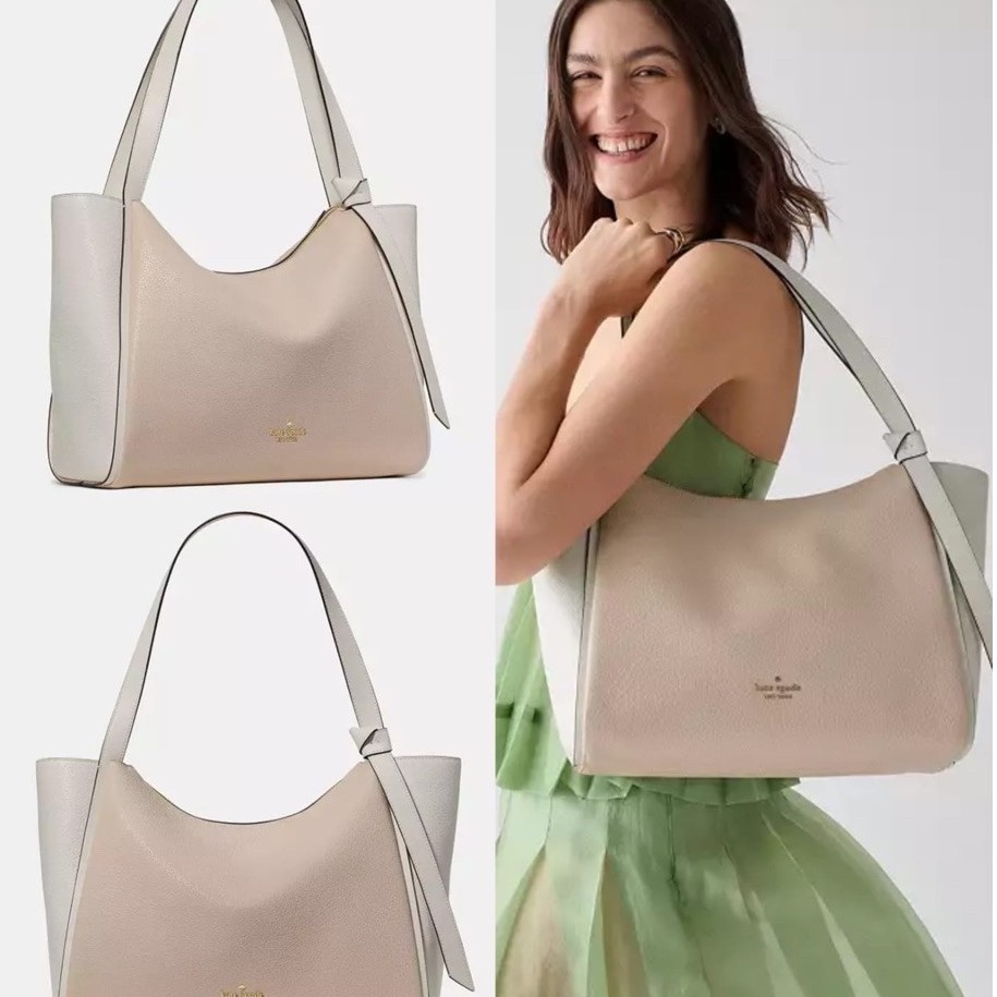 Tas Shoulder Bag Kate Spade Knott Zip Tote Bag AUTHENTIC
