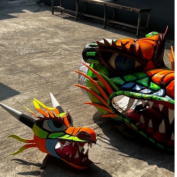 kepala layangan naga mini murah