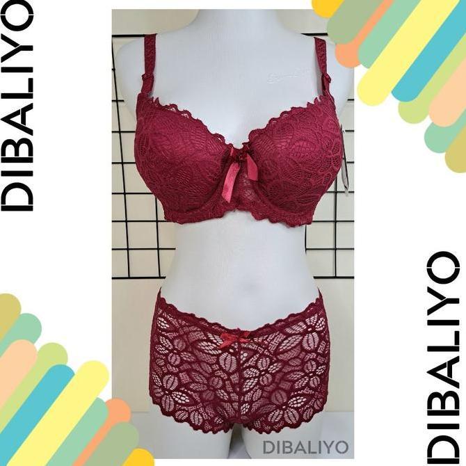 Promo Bh Set / Setelan Burkat / Bra Cup B Ke C / Bra Kawat Busa Tebal / Art 28 29 30-Dibaliyo Cod