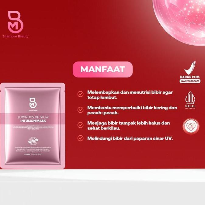 Beauty- Nv [Buy 5 Get 5] Infusion Sheetmask Part Of Luminous Of Glow By Miamore Beauty