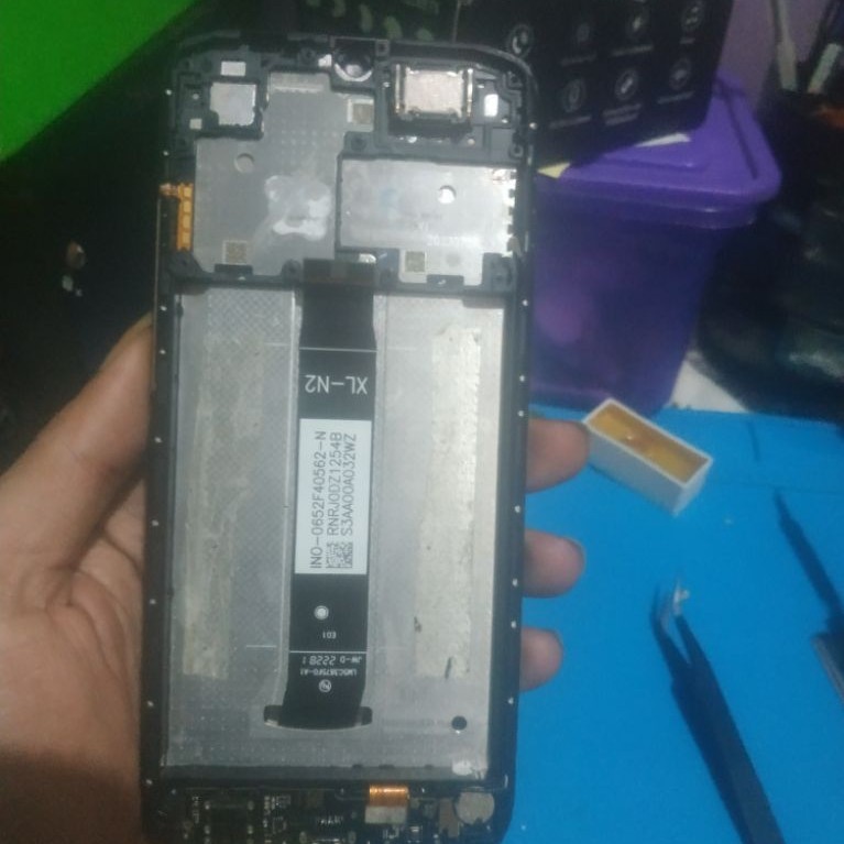 LCD+Frame Redmi A1 / LCD Mi A1 Original Copotan