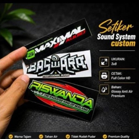 Setiker sound system/sound system/sound system audio/costum