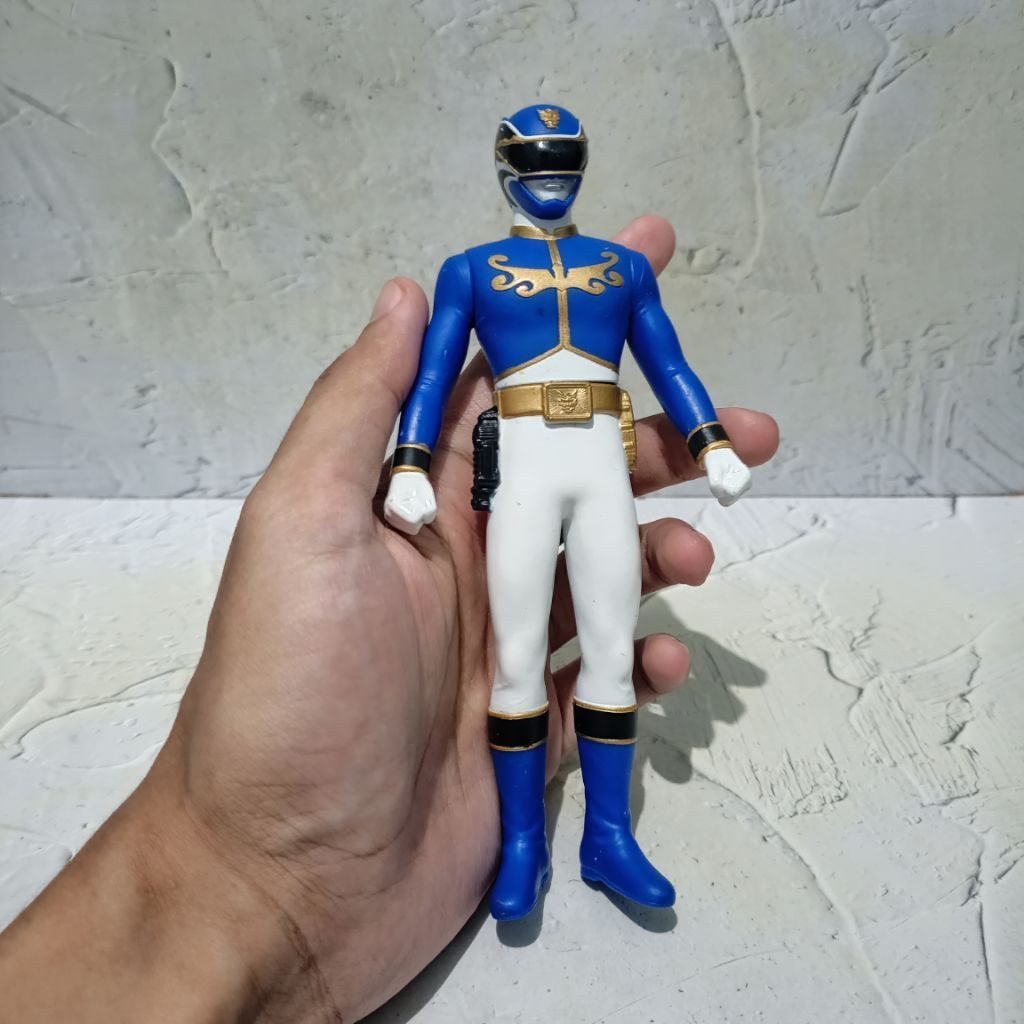 Sofubi Figure SHS Sentai Hero Series Goseiger Gosei Blue