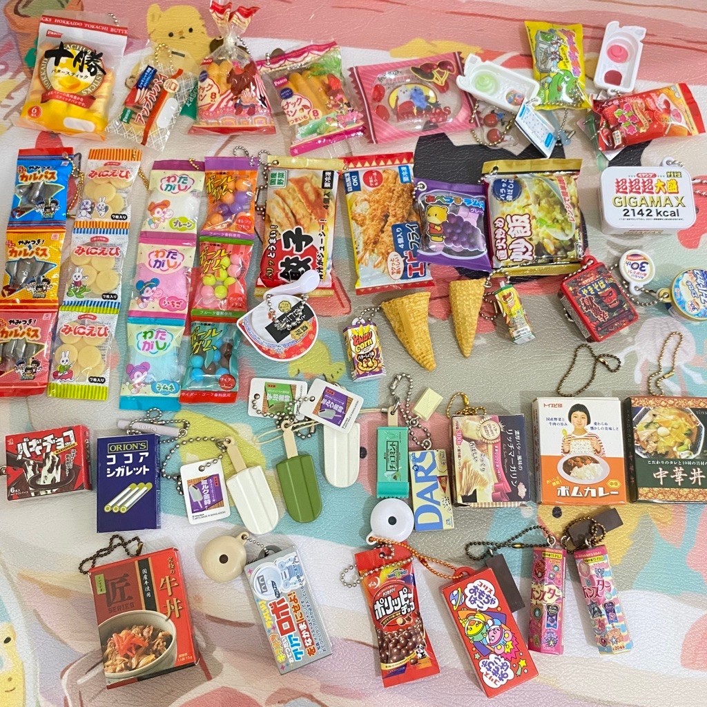 Food Trinkets Roti Pasco Makanan Ice Cream Original Japan Jepang Ramen Rambut Nenek Corn Neru Neru C