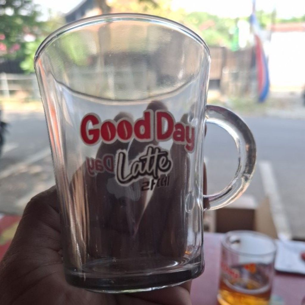 Gelas kaca good day latte