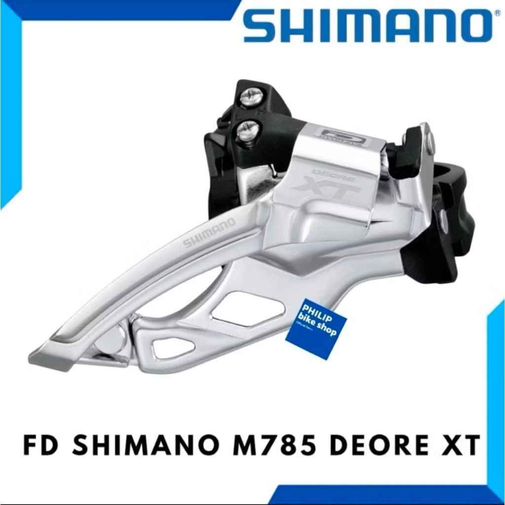 Front Derailleur FD Shimano Deore XT M-785 Dual Pull
