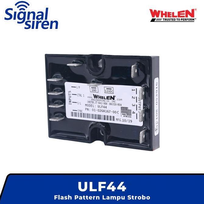 Whelen ULF44 Flasher Flash Pattern Lampu Strobo