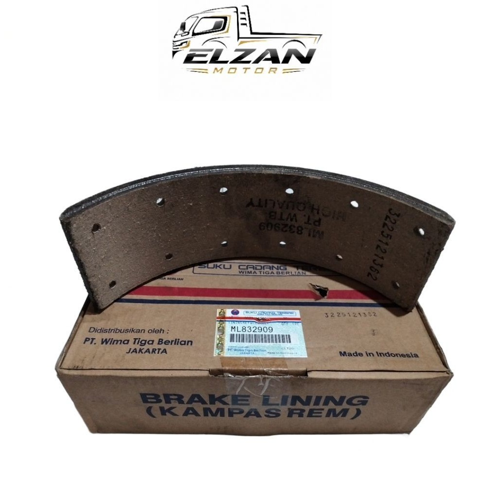 Kampas Rem Brake Lining ML832909 PT WTB High Quality Suku Cadang Truk