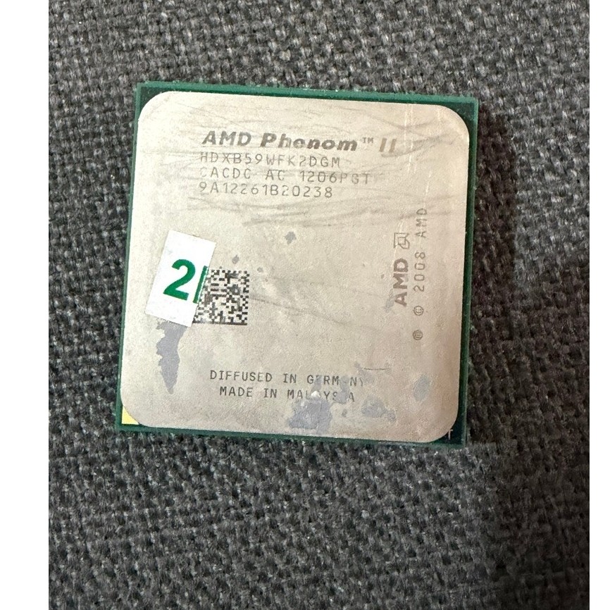 processor amd phenom II no fan