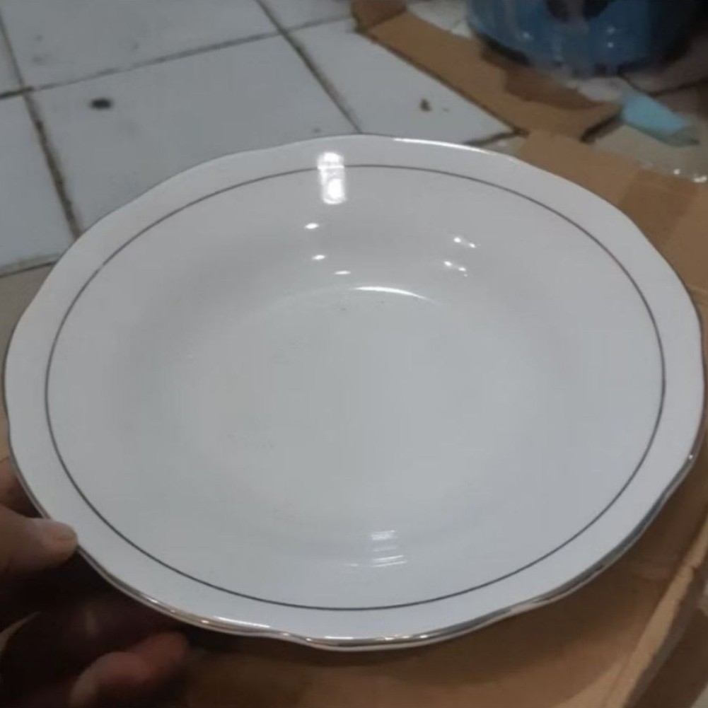 PIRING SANGO 9INCH KERAMIK PIRING MAKAN SANGO LIST
