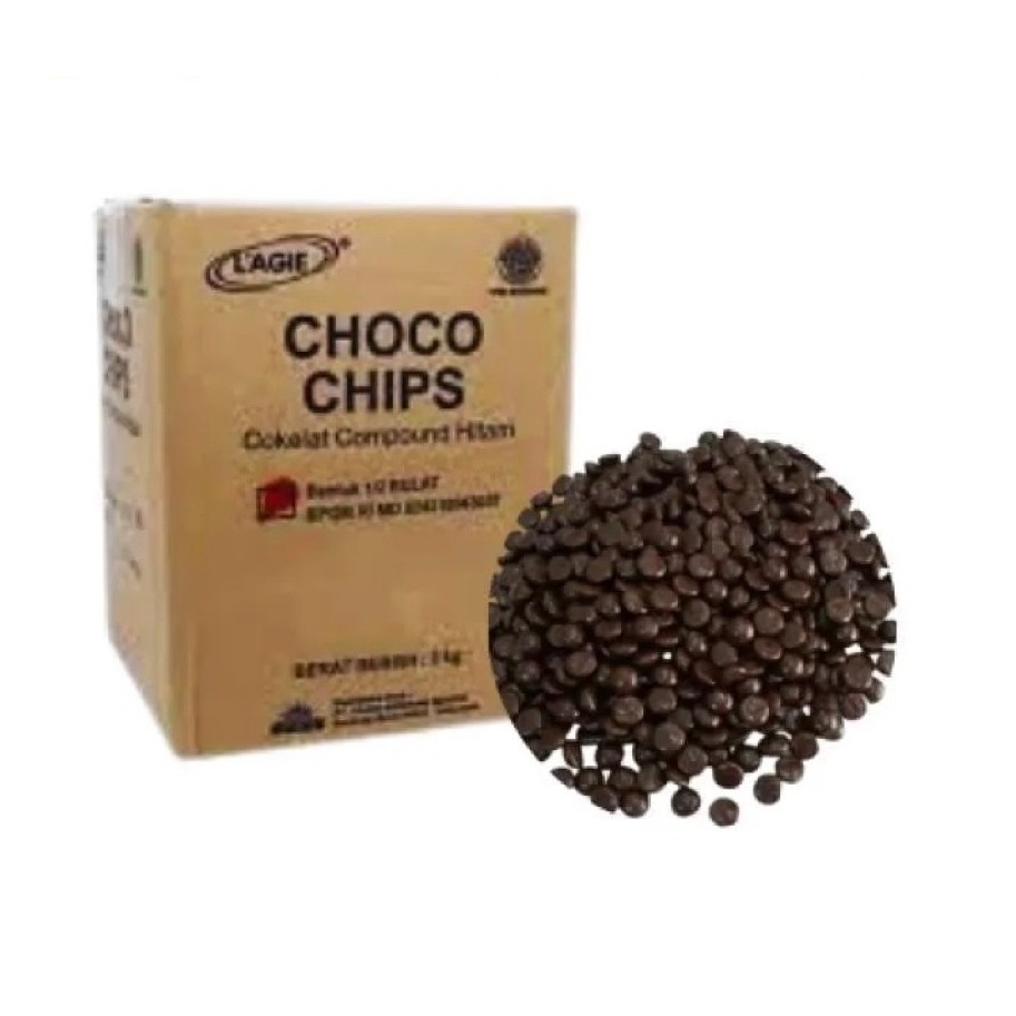 Choco Chips Lagie 3kg / Coklat Chocochips Lagie 1dus / Cokelat Butir