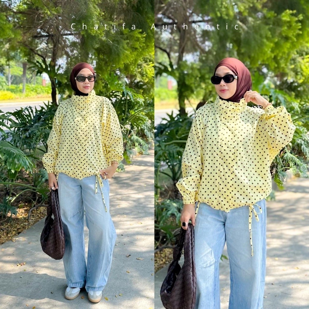 CHATIFA AUTHENTIC setelan  maleka original 100%/ setelan jumbo/ setelan 3 in 1
