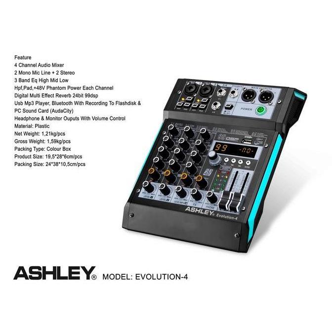 Nada- Mixer Audio Ashley Evolution4 Evolution 4
