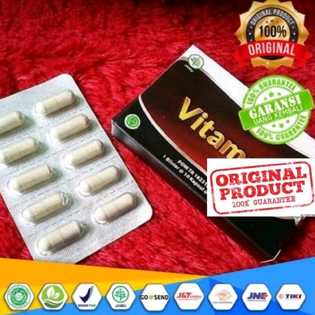 NF-Vitamell Vitamel Vitamal Asli Original Herbal Nutrisi Multivitamin Isi 10 Kapsul - @450mg