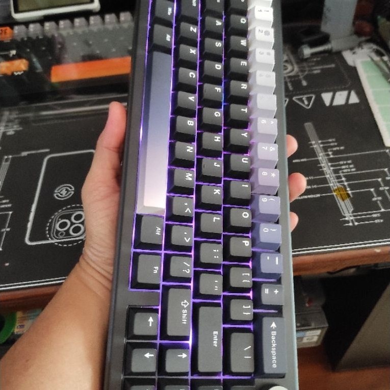 keyboard mechanical yunzi b68 second