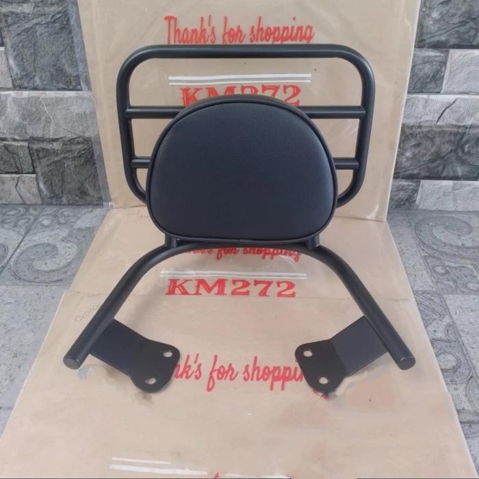 Aksesoris Backrack/ Sandaran Belakang Buat Honda Scoopy 2014 Sampe Skarang Original Dan Terpercaya
