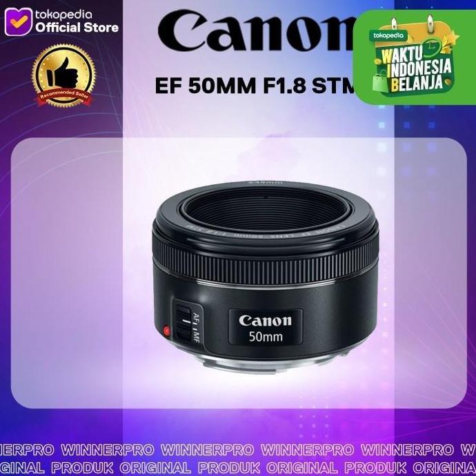 Lensa Canon Ef 50mm F1.8 IS STM - Canon 50mm STM