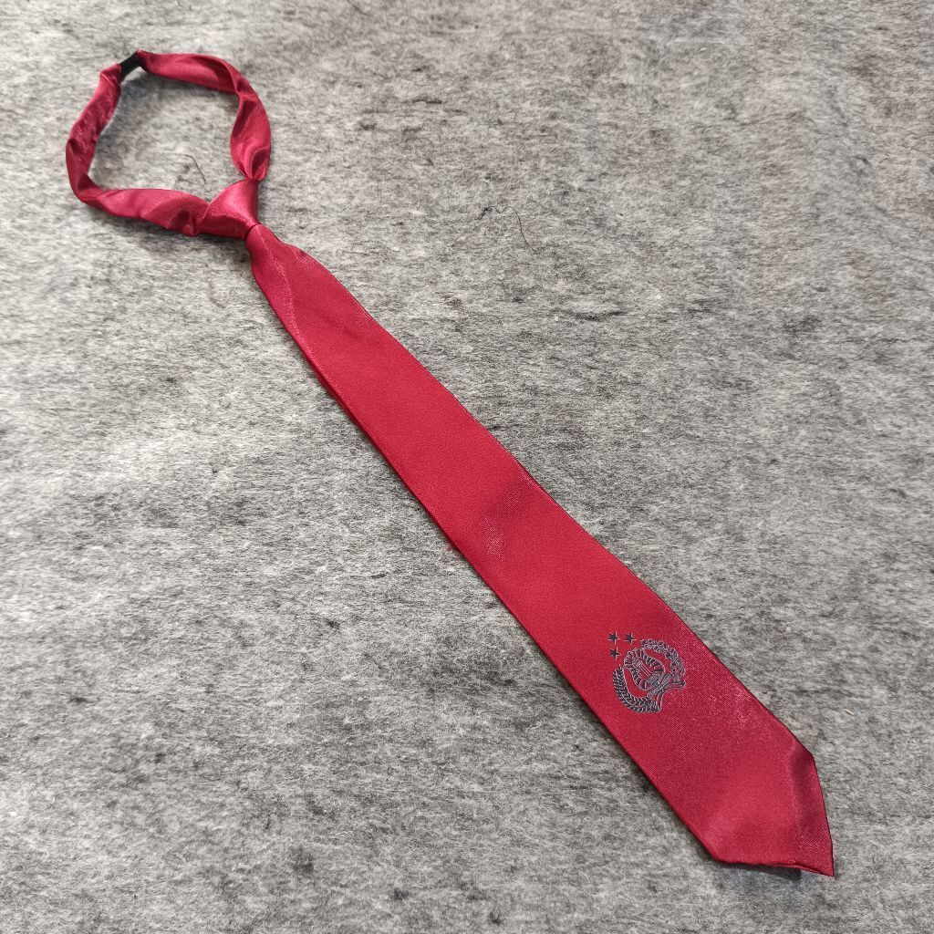 Dasi PDU Merah Pam Obvit POLRI / Dasi Merah Pam Obvit POLRI / Dasi Pam Obvit