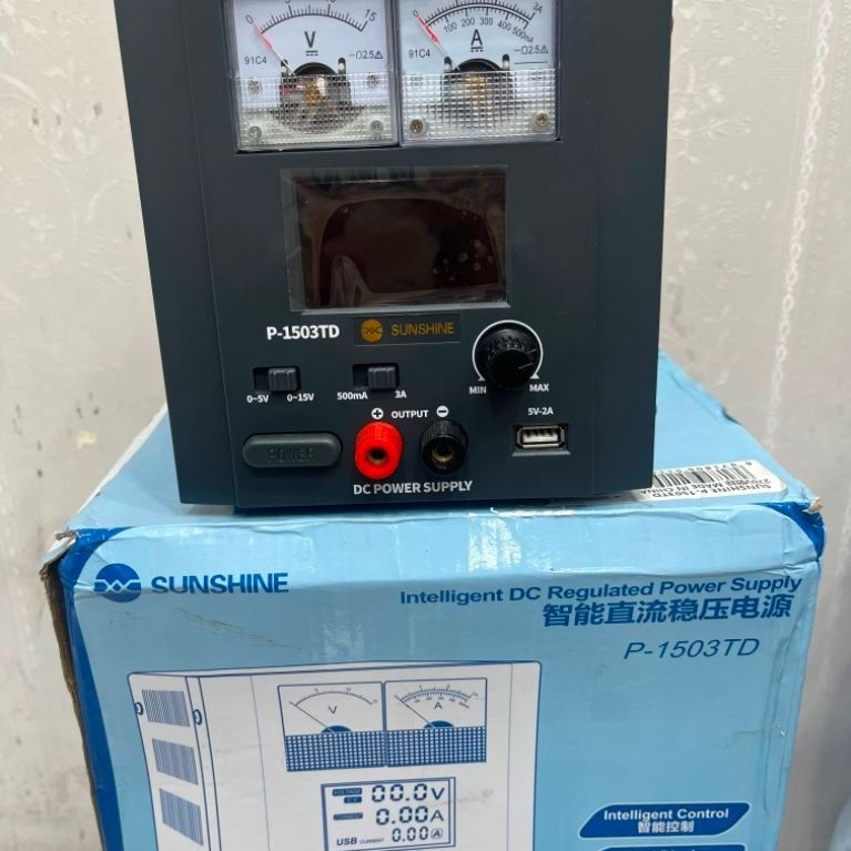 Power Supply Sunshine 1503TD-Power Supply Sunshine 1505TD-DC Power Supply Sunshine 1503TD 15V 3A/PSU