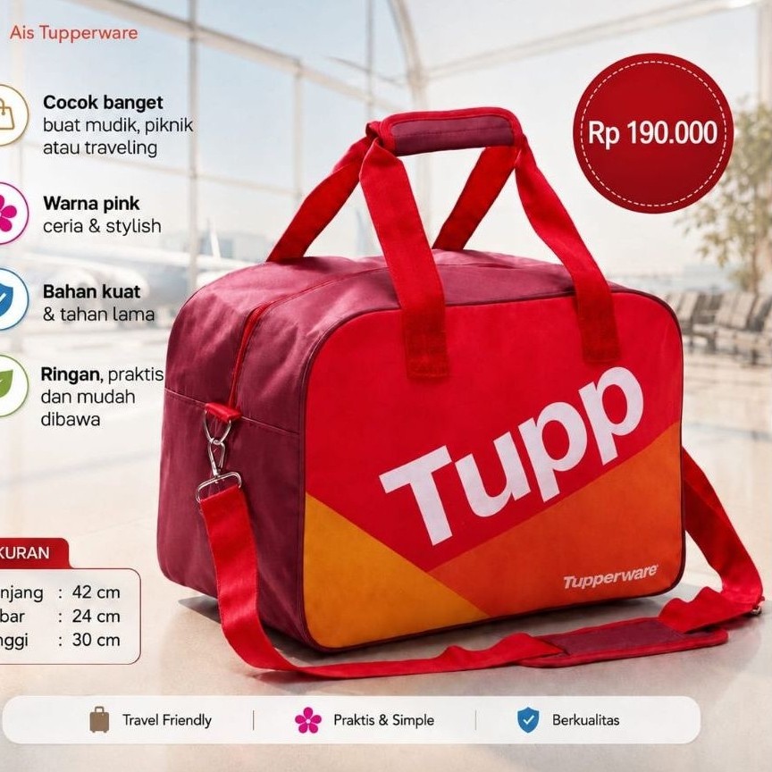 Tas Ransel Jumbo Tupperware Original
