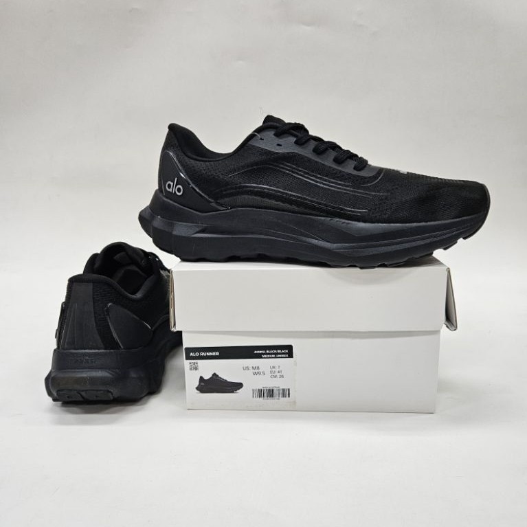 Sepatu alo RUNNER warna hitam unisex