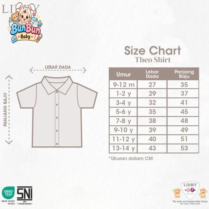 Libby Theo Shirt - Kemeja Anak Laki-laki
