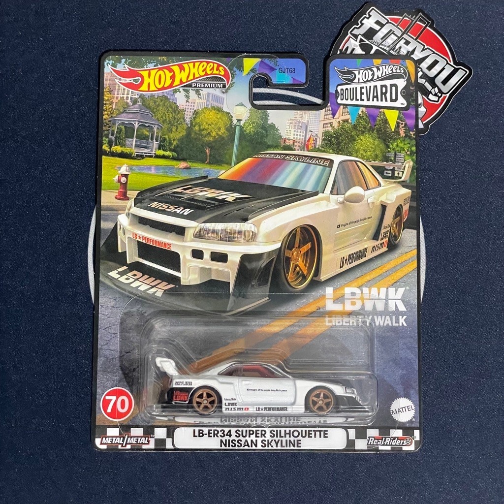 Hotwheels Nissan Skyline R34 LBWK Boulevard