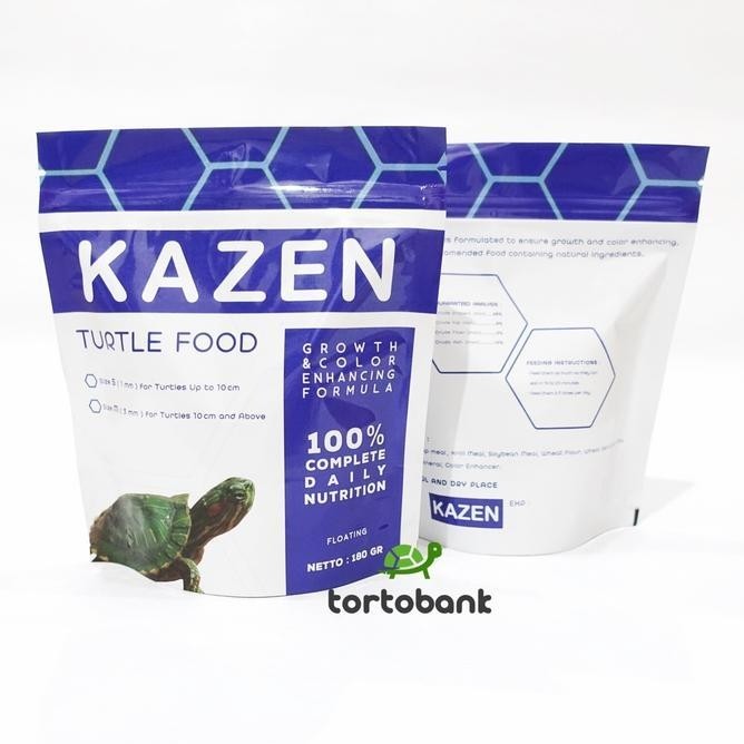 Kazen Turtle Food Pelet Kura Brazil Kura Ambon Kura Dada Merah