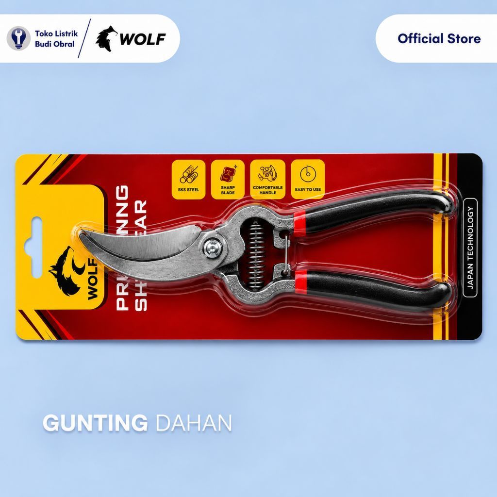 WOLF PRUNING SHEAR/GUNTING DAHAN