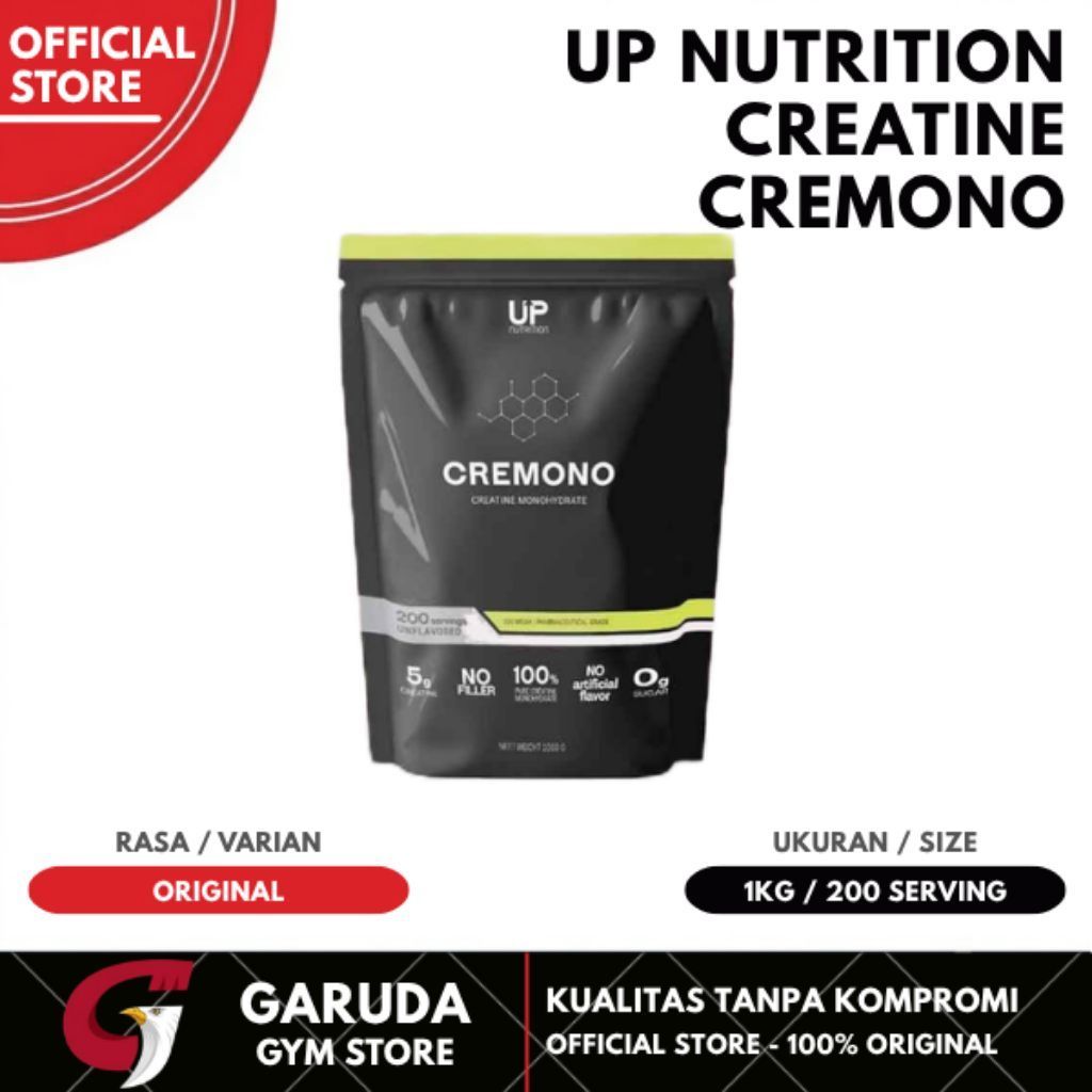 UP Nutrition Cremono 1000gr 200 Serving Creatine Monohydrate Original