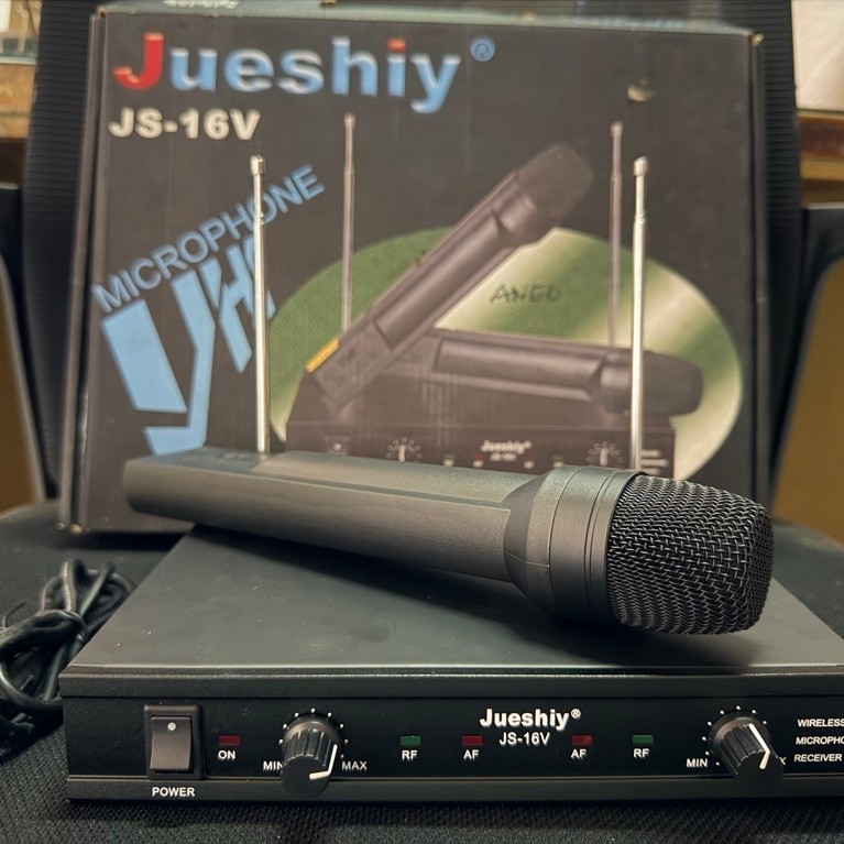Mic Wireless receiver JUESHIY JS-16V. isi 1 Microphone VHF
