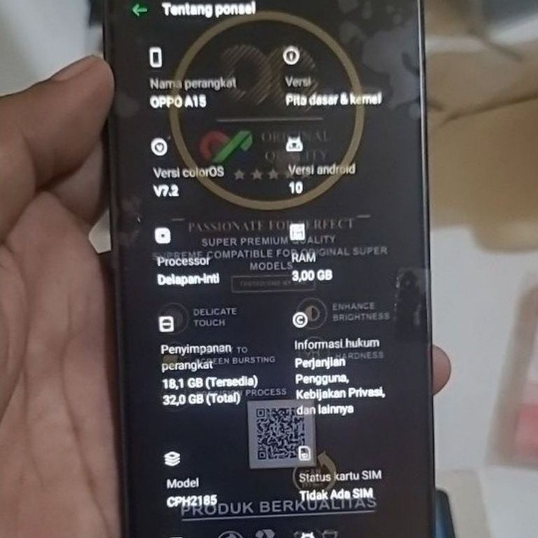 mesin oppo A15