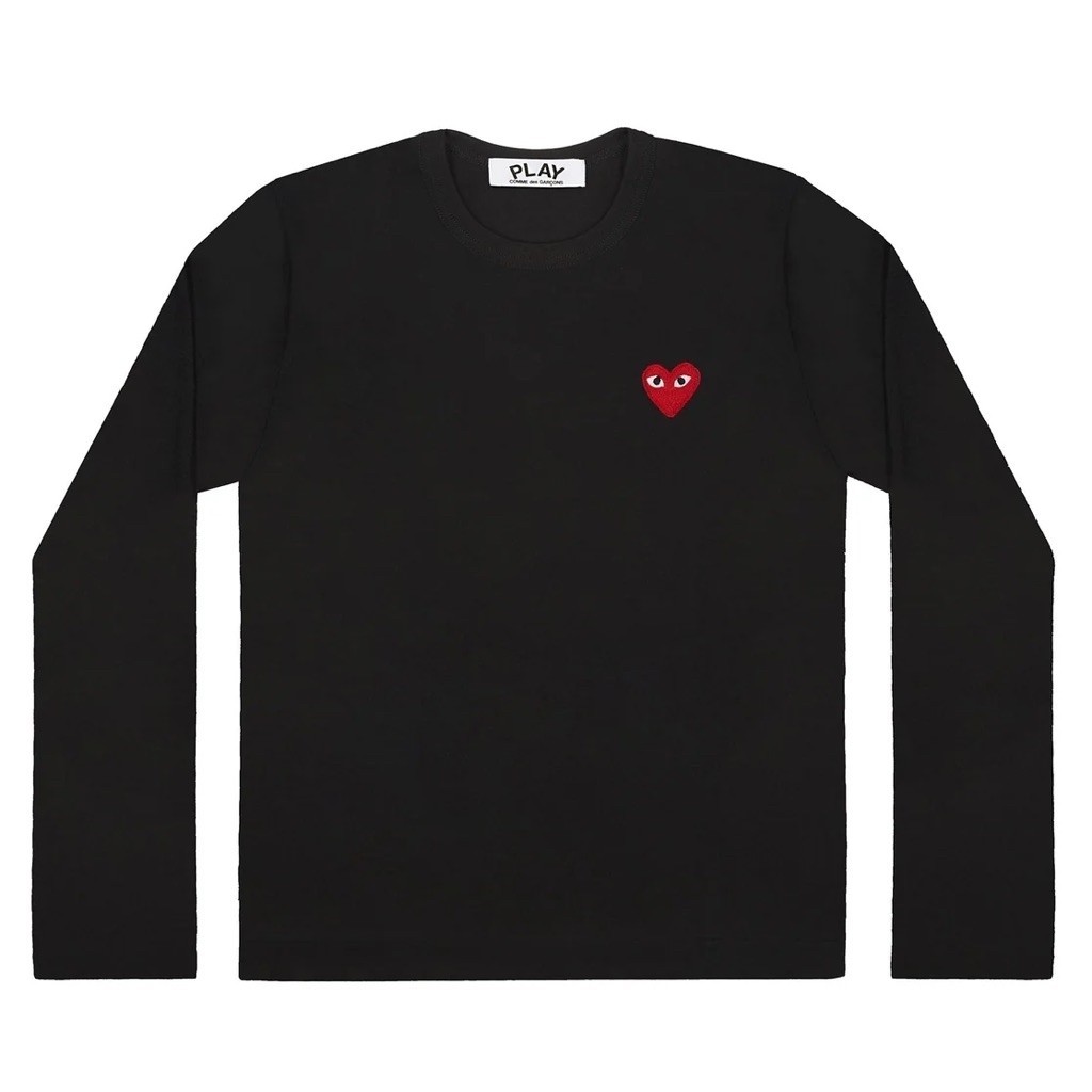 CDG Play Long Sleeve T-shirt | CDG Play Kaos Lengan Panjang CDG