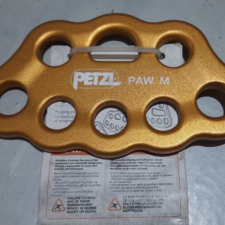 paw petzl xinda NSI rhino size M, paw, anchor plate, rigging plate