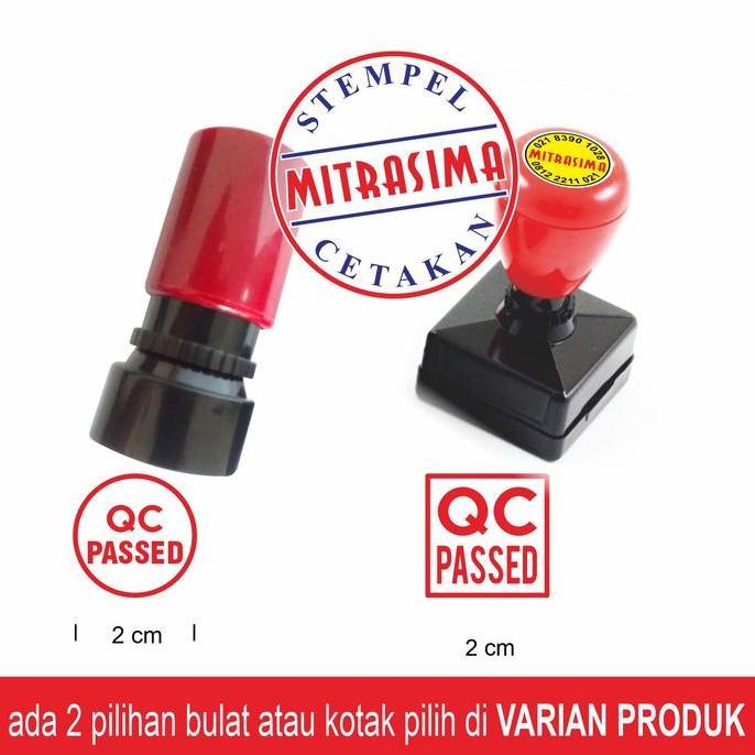 Stempel QC PASSED Warna Otomatis