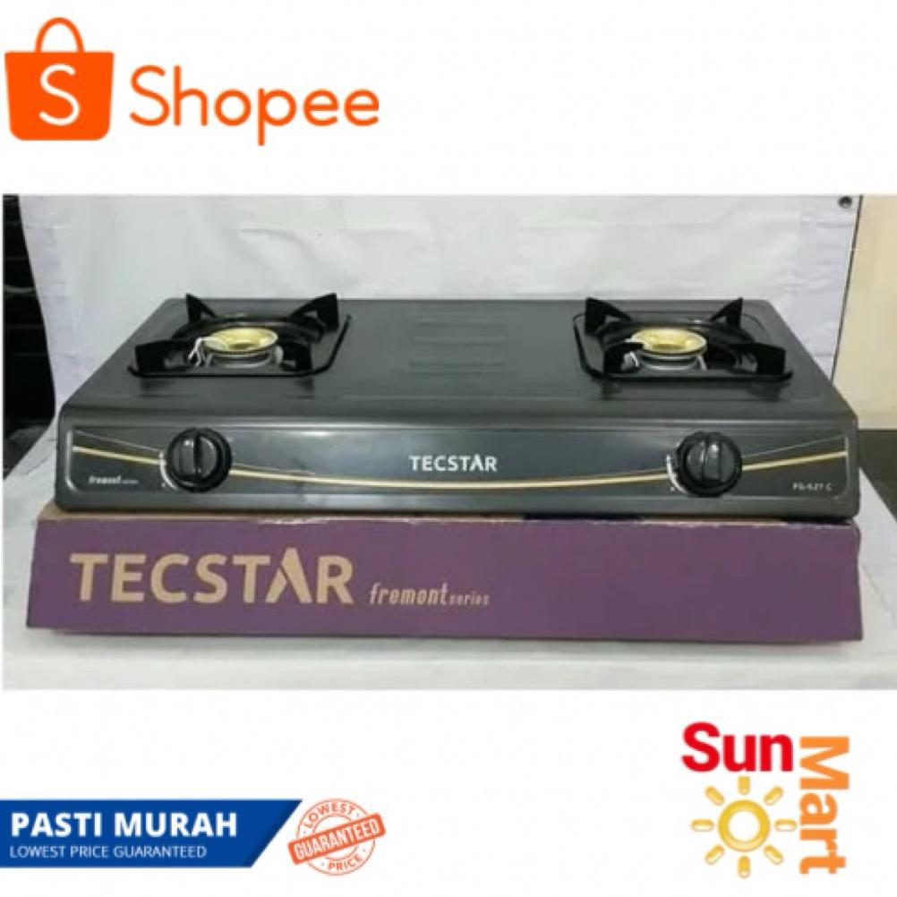 Kompor Gas 2 Tungku Tecstar TG 688 CSJ Bahan stainless steel