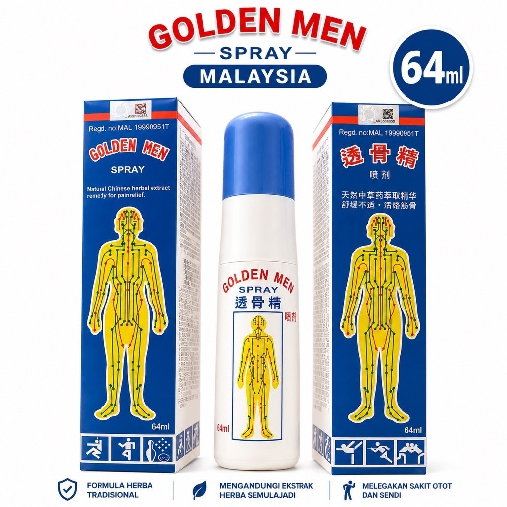 GOLDEN MEN SPRAY/Golden Men Spray/TOU GU JING/Tou Kut Jing 64 Ml
