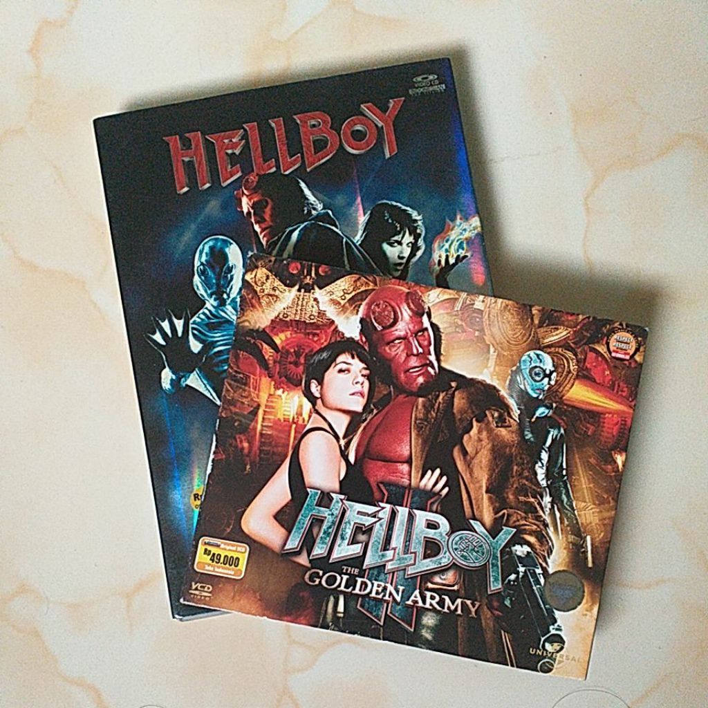 Vcd original Hellboy 1 & 2 Sepaket