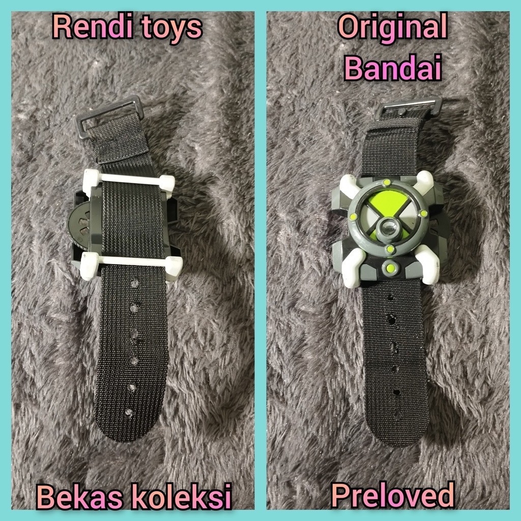 mainan jam tangan Ben 10 Deluxe Omnitrix FX Original Bandai | Bekas Koleksi | Rendi Toys