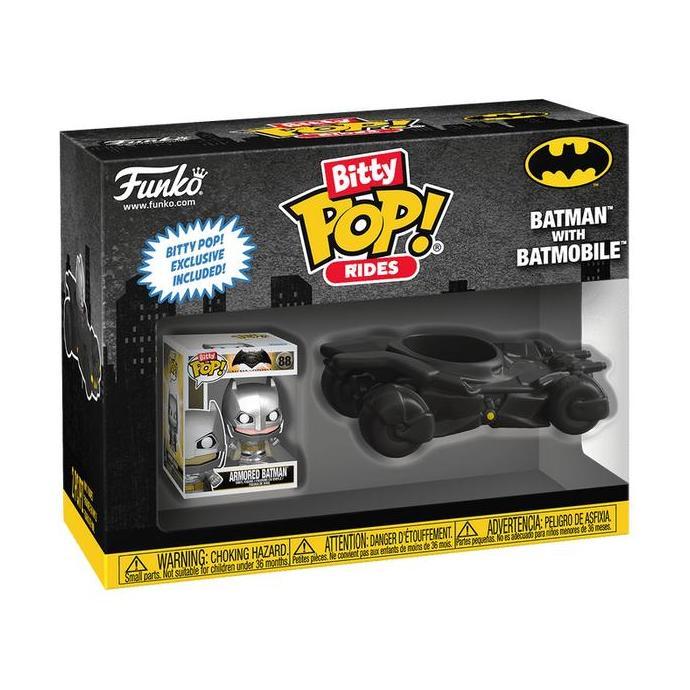 ARMORED BATMAN WITH BATMOBILE BITTY POP RIDES FUNKO POP MT79