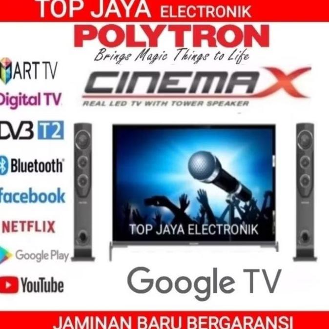 Tv Android Polytron 32 Inch Cinemax/Tv Android 32 Inch Polytron Cinemax