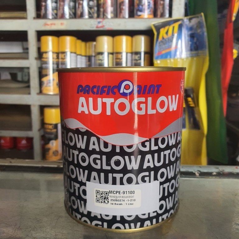 Autoglow Cat PU Silver Metallic 911/1E7 Untuk All toyota Lama
