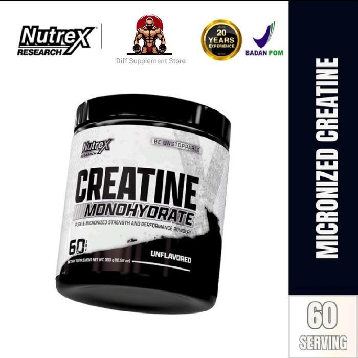 NUTREX CREATINE MONOHYDRATE 300 GR MICRONIZED 60 SERVING 1000 GR 200 SERVING - UNFLAVOURED 300 GR